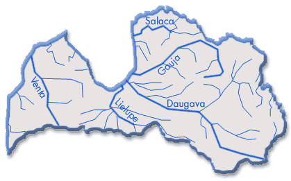 Upju skaits  12400 no kurām... Autors: More Latvijas Republika.