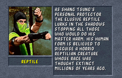 mortal kombat 2 Reptile Autors: Fosilija Miljakie speletaji