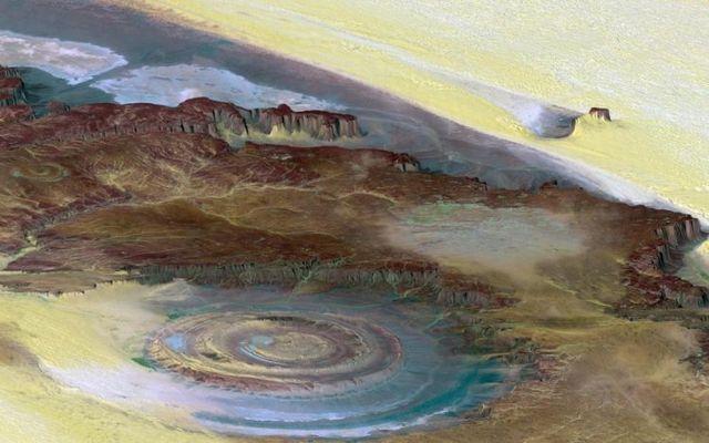 The Richat Structure near... Autors: karalis100 Interesantas vietas uz zemes.