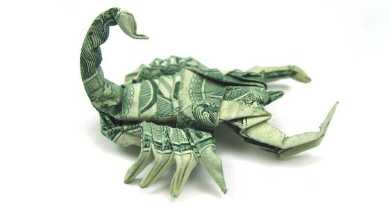 Skorpions Autors: blū Money origami