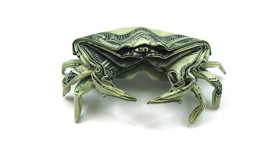 Krabis Autors: blū Money origami