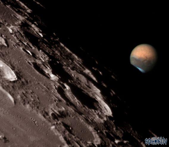 Marss līdzās Mēnesim Autors: Murmuls Mēness
