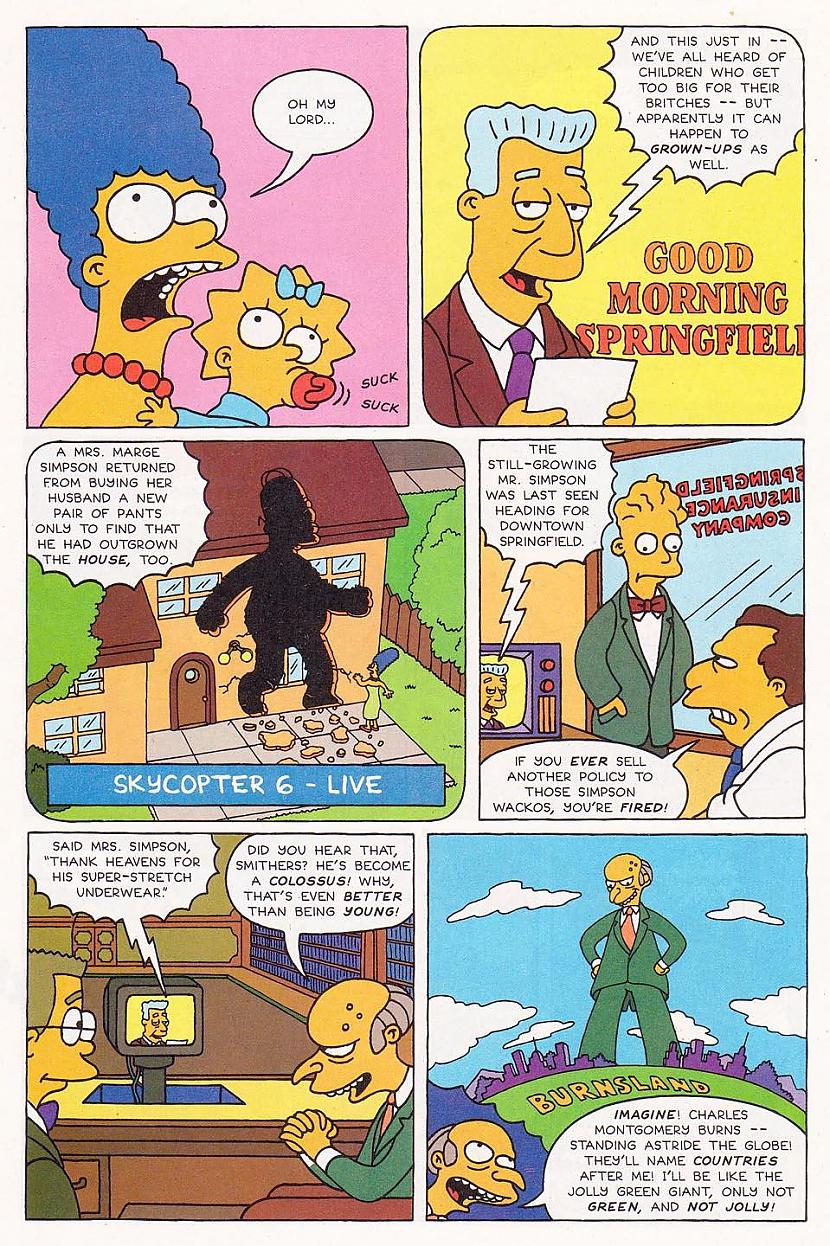  Autors: plastic bag Simpsonu komiksi.