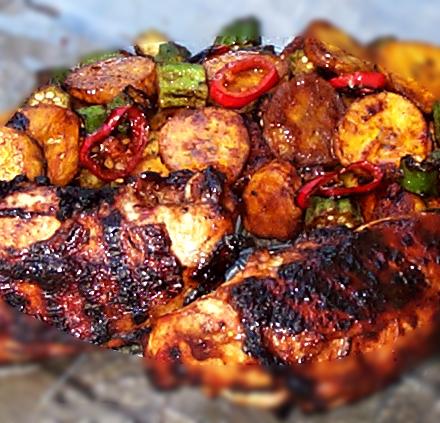 Jerk Chicken  Karību salas Šis... Autors: Zilais Kamielis Top 10 Asākie ēdieni.