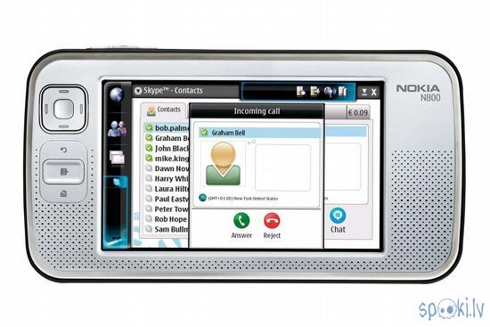  Autors: Fosilija Nokia tālruņos būs iekļauta Skype programmatūra