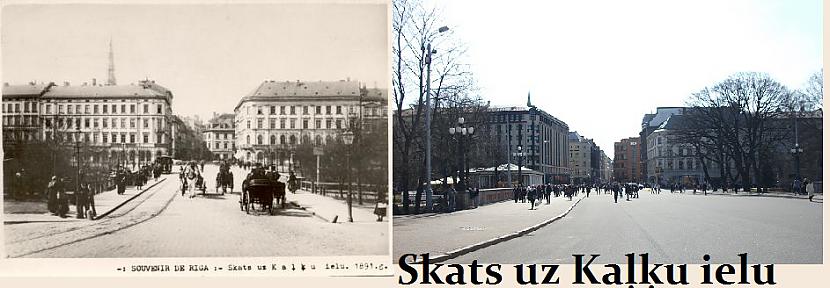 Skats uz Kaļķu ielu Autors: ghost07 Rīga 100 gadus atpakaļ