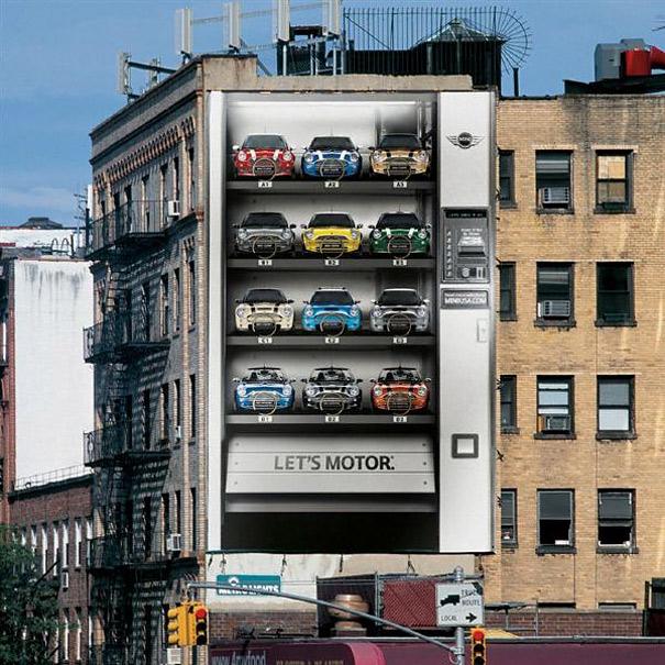 Mini Vending Machine reklāma Autors: Fosilija 20 Lielākās reklāmu ēkas.