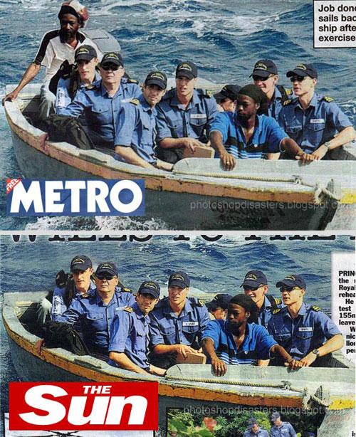 Metro Vs Sun Autors: Fosilija Photoshop fail