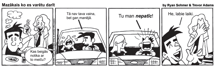  Autors: 4ofAkind Mazākais ko es varētu darīt (Komikss) 1. daļa