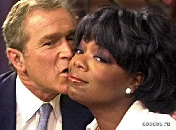 George W Bush  Oprah Winfrey Autors: Boni ~Slavenību skūpsti~