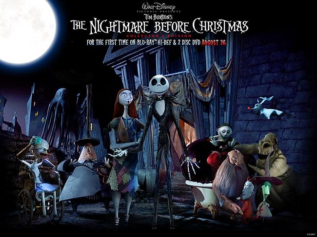 The nightmare before Christmas Autors: Fosilija Lieliskais producents Tims Bērtons.
