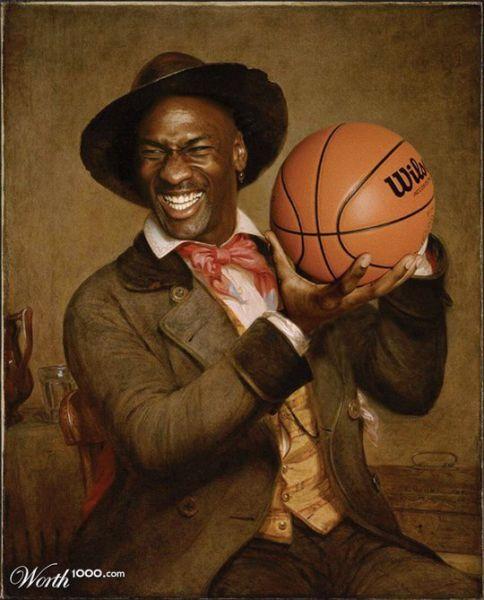 Michael Jordan Autors: Piekasso Slavenības senportretos.