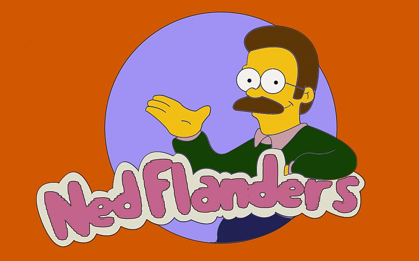 Homera kaimiņš Neds Flanders... Autors: kautkas123lv Homers Simpsons