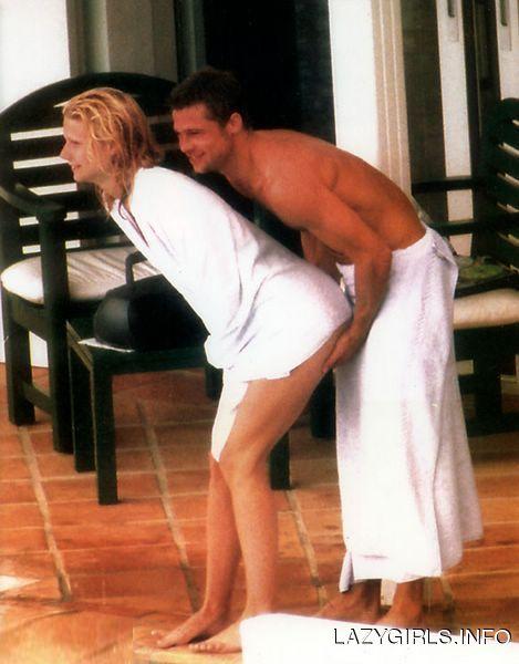 Gwyneth Paltrow  Brad Pitt Autors: amanda173 Naughty, naughty -_-