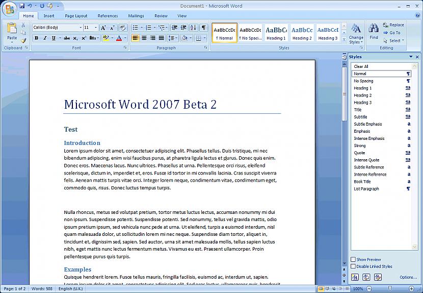 Microsoft Word 2007 Izmantoju... Autors: kristap5678 Noderīgākās datorprogrammas!