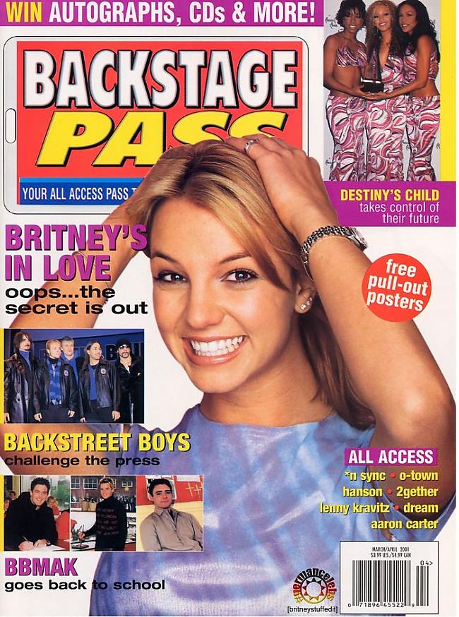 Backstage Pass Magazine April... Autors: bee62 Britney Spears Magazines