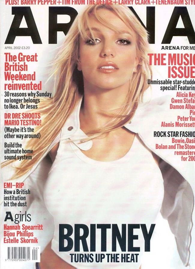 Arena April 2002 Autors: bee62 Britney Spears Magazines