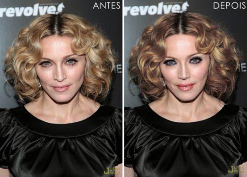 Madonna Autors: Raiviijs Slavenības pirms un pēc fotošopa.
