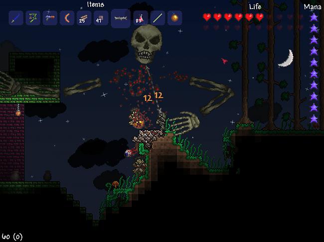 Skeletrons sastāv no galvas un... Autors: Fosilija Terraria - bosi