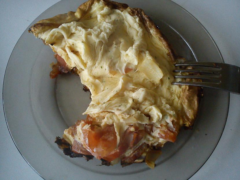 Bet protams kad vāku noņem tad... Autors: MazaOly Neprasta omlete..