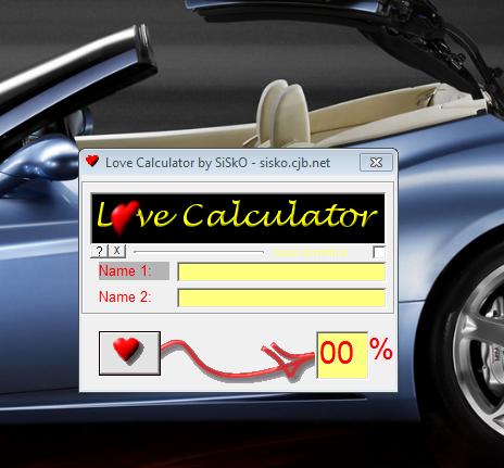 love calculator nav precīzs... Autors: baisi smieklīga dator programmatūra