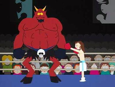 atradies boksa ringā cīnā pret... Autors: ainiss13 South Park pārkāpj robežu
