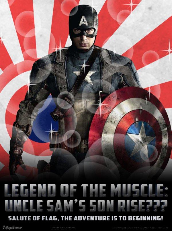 Japāna upset Autors: Brīnišķīgais Jānis Captain America... but not America!