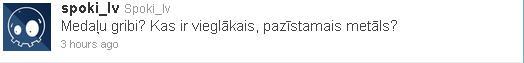 Autors: sleeperrasta Spoki @ Twitter min mīklas
