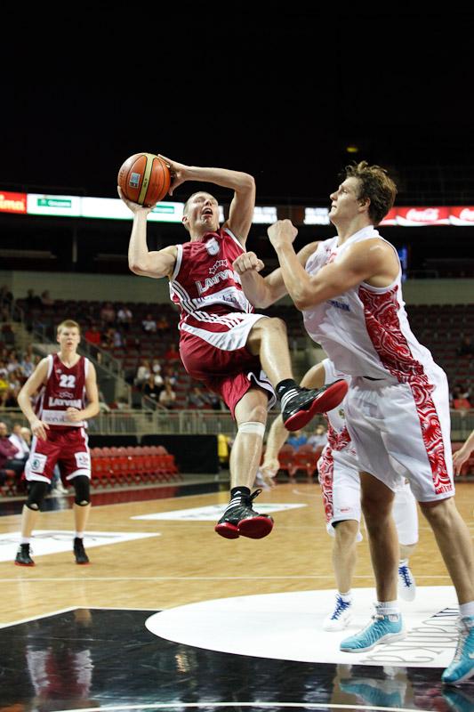  Autors: mrproxy Latvijas basketbola izlase zaudē Krievijai (FOTO)