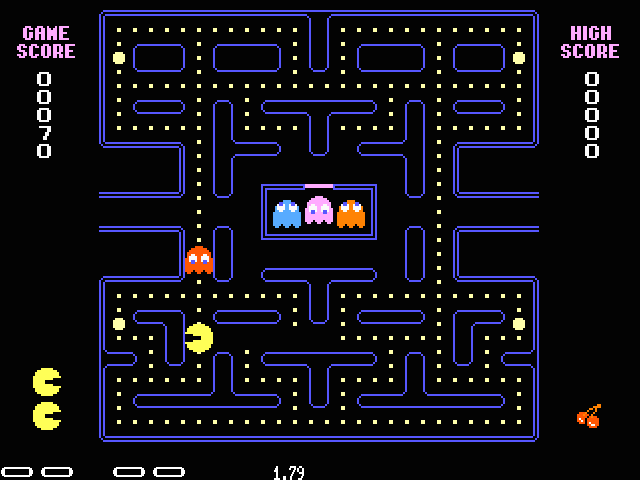 Pacman Vari paspēlēt ... Autors: andreja99 vecās spēles