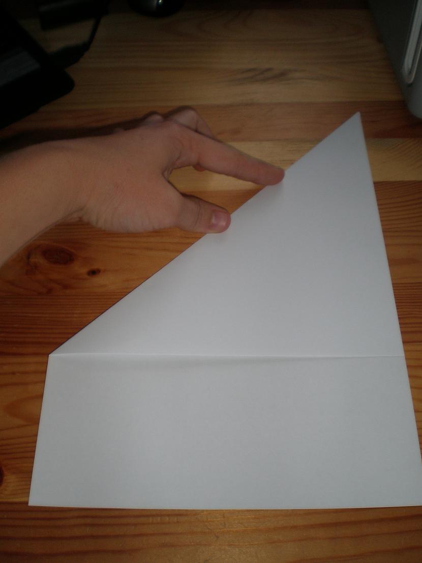 A4 lapu nolokam kā to darīju... Autors: KaaMiS13 Origami - Gulbis , Step by step