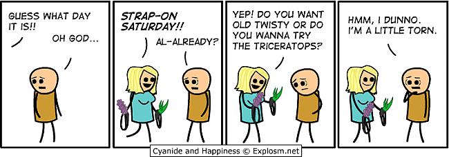  Autors: Crop cyanide and happiness! Komiksi.