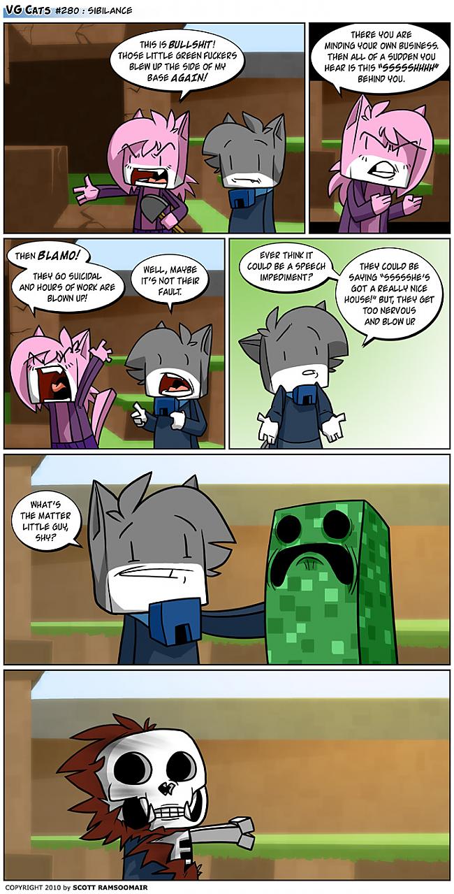  Autors: HidanScythe Minecraft komixi!