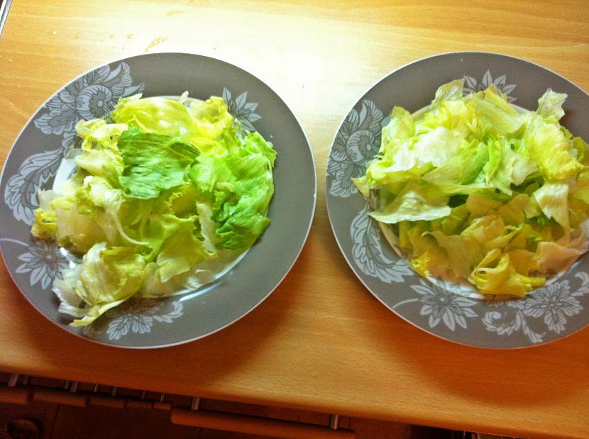 Liekam salātus uz scaronķīvja Autors: newborn Cēzara salāti bez Cēzara