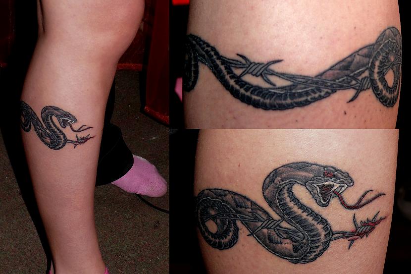 Bloody Merry Čūska  Pusaudzes... Autors: kaķūns Spoki.lv lietotāju tattoo #3