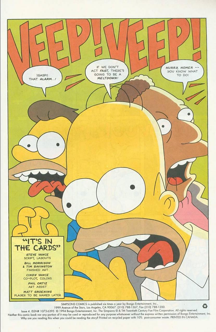  Autors: revidants Simpsonu komiksi 4