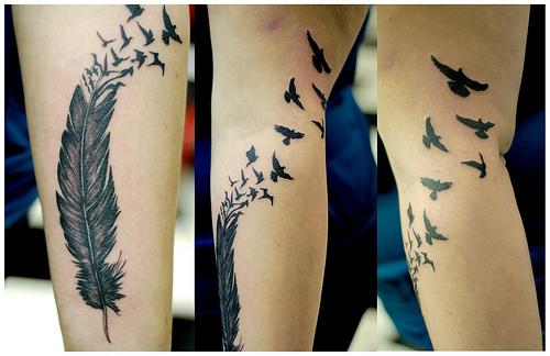 Lidojums Spalvu tetovējuma... Autors: Booom Tetovējumu nozīmes!