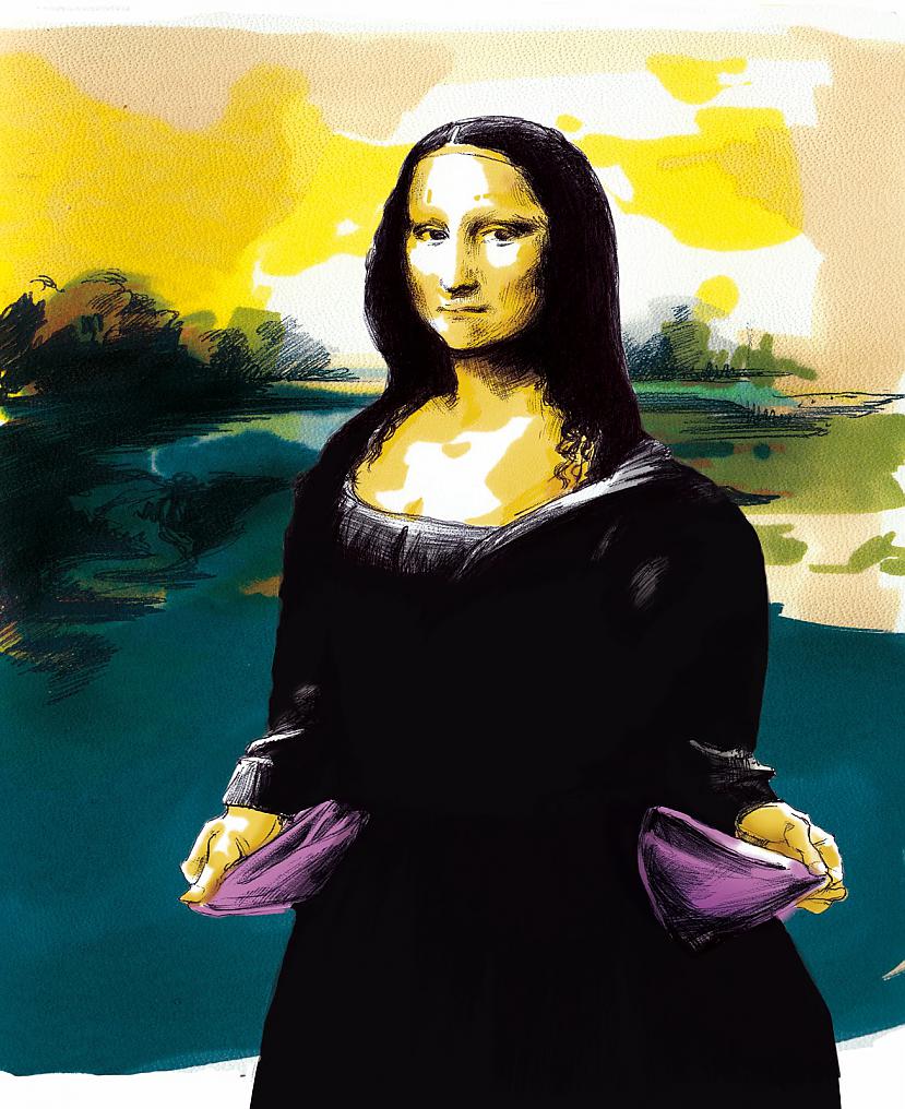 Mona lisa modern