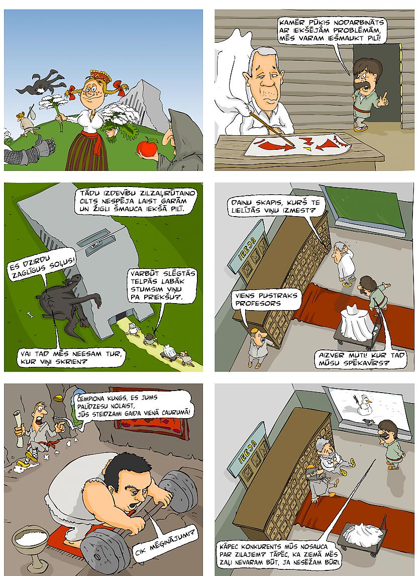  Autors: Karikaturistslv Īsts latviešu komikss - "Latvānijas Bezcerīte"