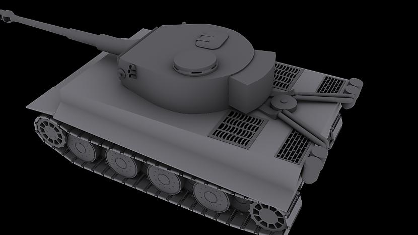 Uztaisam aizmuguri Autors: godie 3DS MAX Panzerkampfwagen Tiger