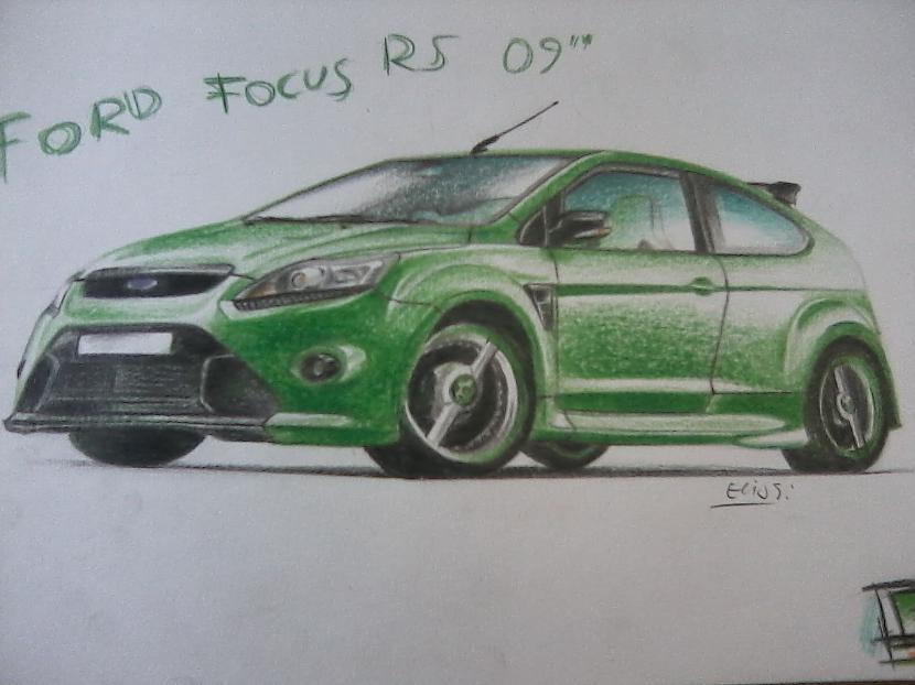Ford Focus Autors: Bonifaacijs Zīmēti auto.
