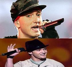 Eminems vai Džastins... Autors: Fosilija Kura/š labāka/s?