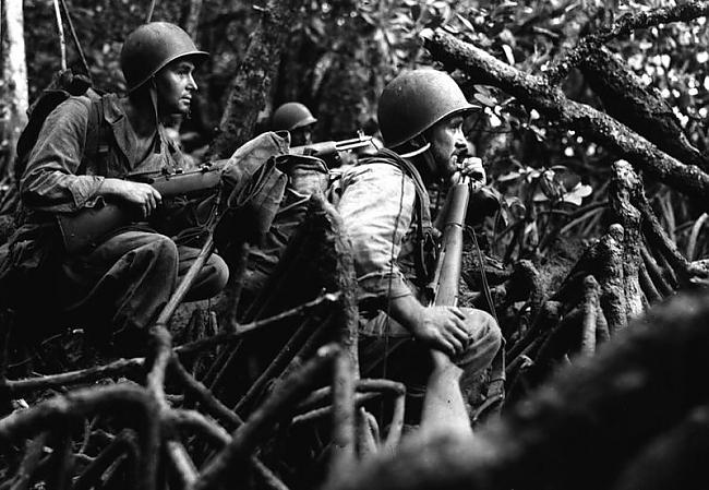 nbspAmerikāņu kareivji gaida... Autors: Fosilija 2 pasaules karš fotogrāfijās