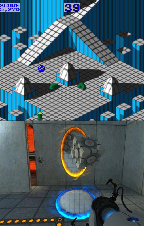 Marble Madness VS Portal Autors: Dovakins Jaunās spēles pret vecajām spēlēm