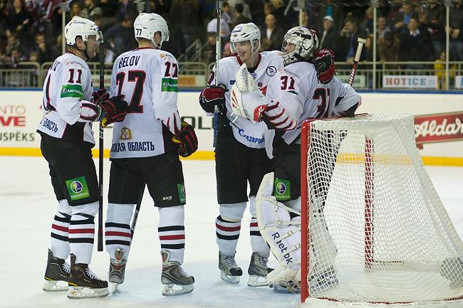   Autors: ak34 Foto: Dinamo piekāpjas Omskas Avangard