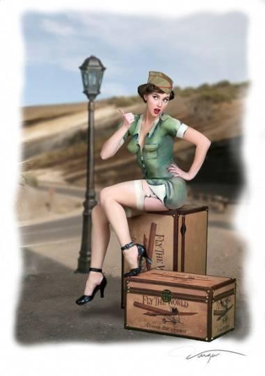 Militārais body art - Spoki