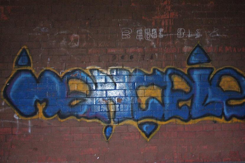 Šeit vietējais Grafitii D Autors: SuperRiziks Menģele(Miests,Čuhnja)