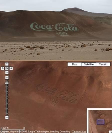 Atrodas  Čīlē CocaCola radīja... Autors: Aviators Lielākās reklāmas