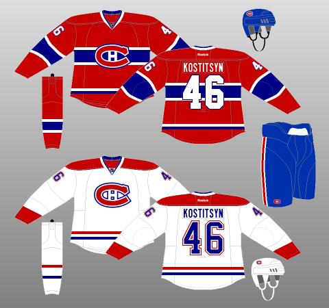 Montreal Canadiens Autors: axell99 2011-2012 gada sezonas NHL uniformas