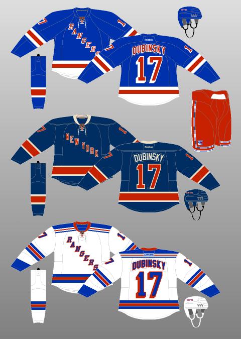 New York Rangers Autors: axell99 2011-2012 gada sezonas NHL uniformas